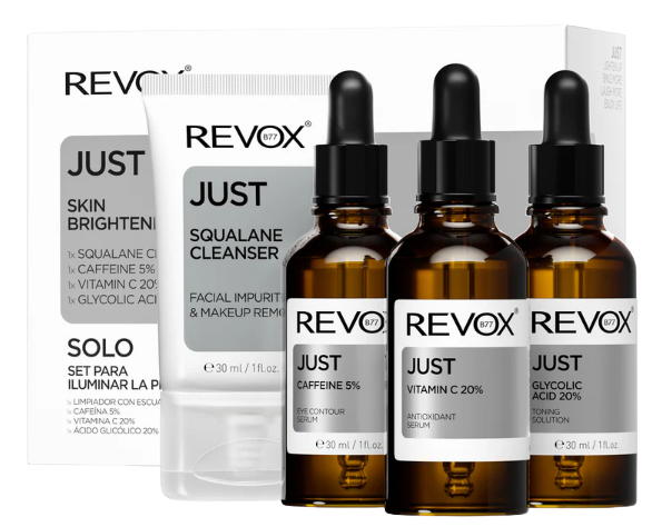 BULGARIA: Revox Just Skin Brightening Set — 4 Serums