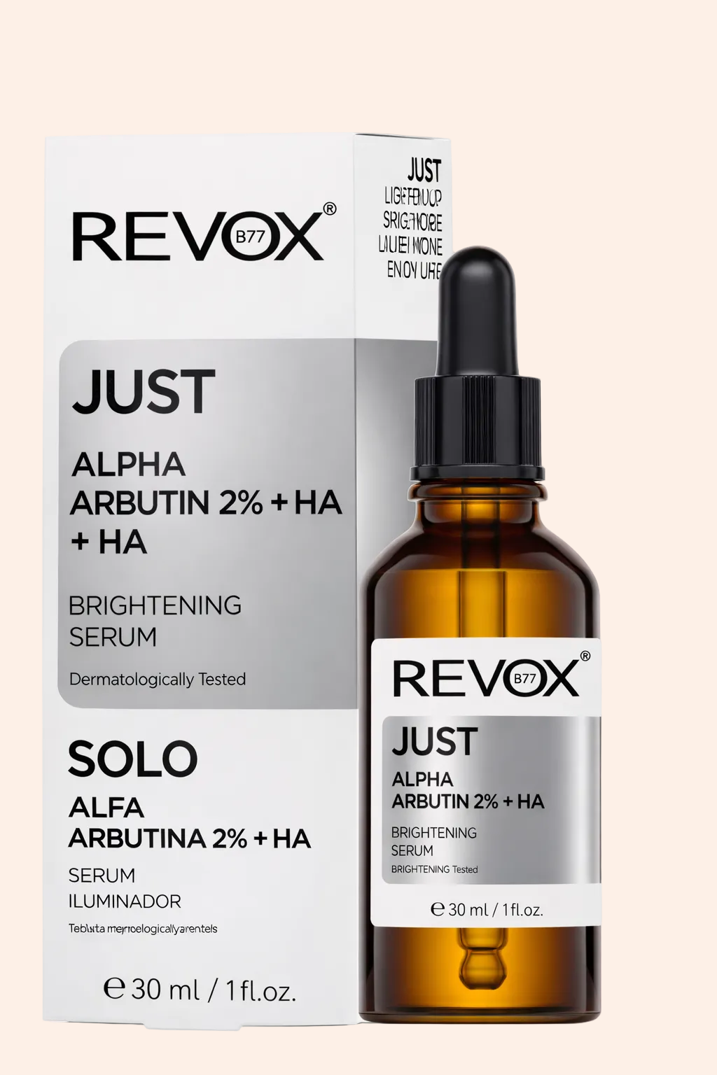 BULGARIA: Revox Just Alpha Arbutin 2% + Hyaluronic Acid Brightening Serum 30ml