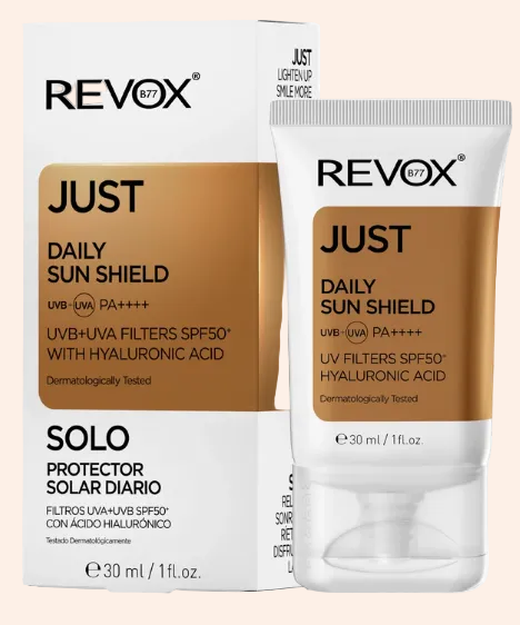 BULGARIA: Revox Just Daily Sun Shield SPF50+ with Hyaluronic Acid 30ml