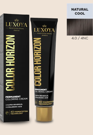 PARIS: Luxoya Color Horizon — 4.0 Natural Cool (Dark Brown)