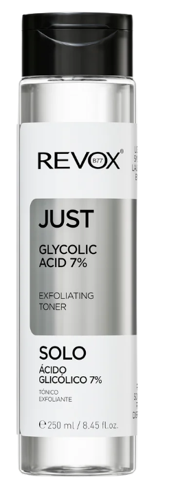 BULGARIA: REVOX B77 JUST Glycolic Acid 7% Exfoliating Toner — 250ml
