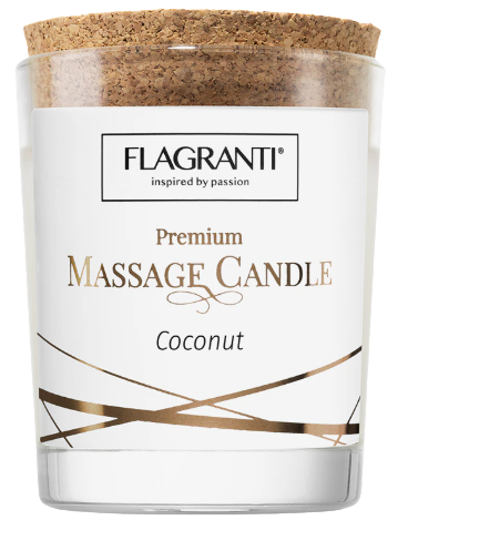 CZECH REPUBLC: Flagranti Premium Massage Candle — Coconut — 70ml